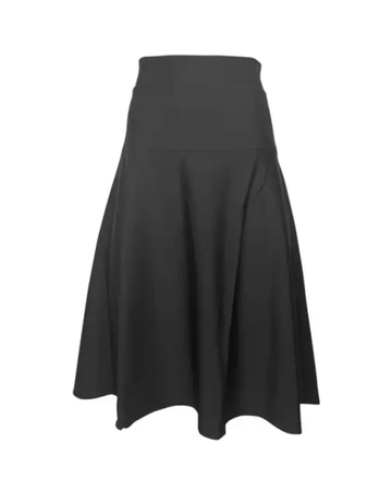 CVRGE Bella Black 23" Swim Skirt with Attached Shorts myselflingerie.com